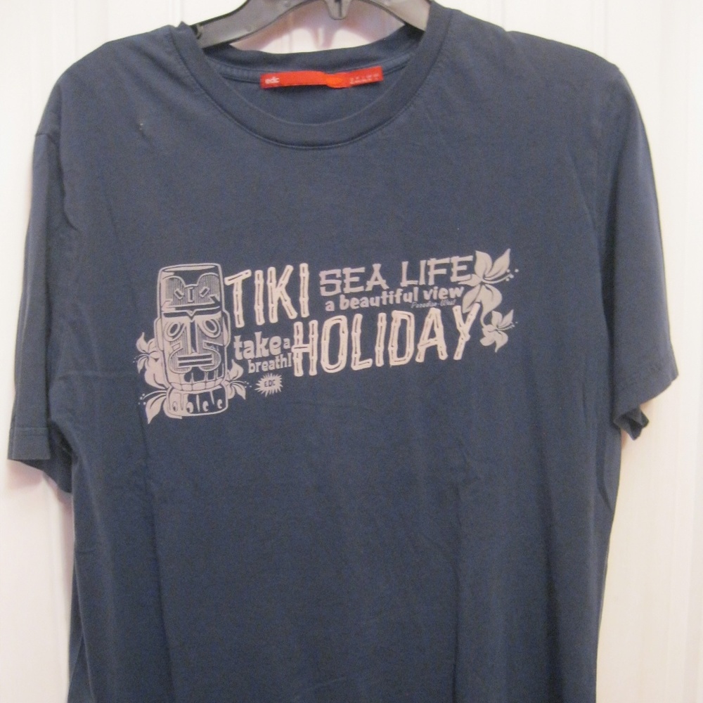 Men's Graphic T-Shirt Short Sleeves Tiki Sea Life